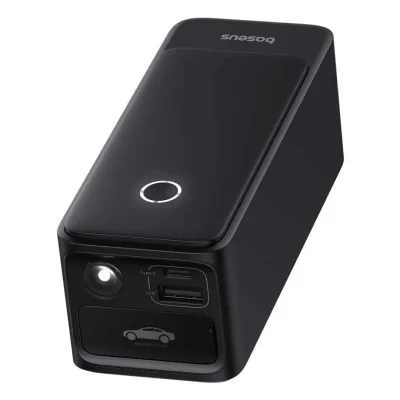 Starter auto Baseus Super Energy Alpha pentru pornire baterie auto 6000mAh, 600A, USB, negru