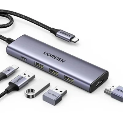 Stație de andocare UGREEN 7-in-1 USB-C Hub CM498