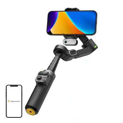 Stativ AOCHUAN X3 cu senzor AI (negru)