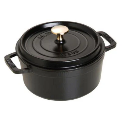 Staub Roaster 18cm round black Schwarz 40509-485-0 405094850 (40509-485-0)