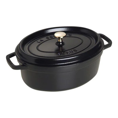 Staub Roaster 29cm oval black Schwarz 40509-315-0 405093150 (40509-315-0)