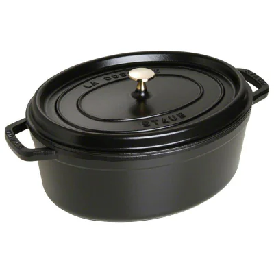 Staub Roaster oval 33cm 6,7l black Schwarz 40509-322-0 405093220 (40509-322-0)
