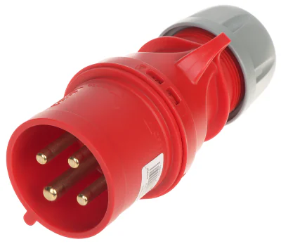 Ștecăr mobil PCE PCE-0246, 400 V, 32 A, 4P, 6H, IP44 / IP54