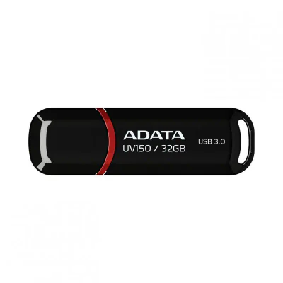 Stick USB ADATA AUV150-32G-RBK, 32GB, USB 3.2 Gen 1, 90 MB/s citire, 25 MB/s scriere