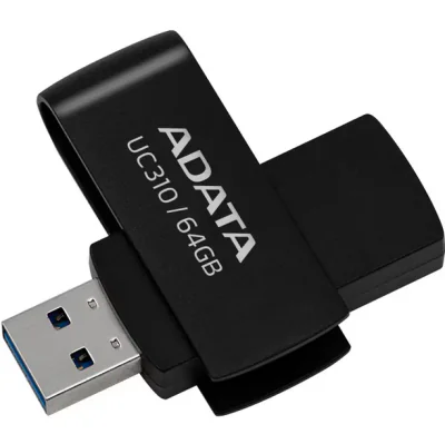 Stick USB ADATA UC310, 64GB, USB 3.2 Gen 1, 100 MB/s citire