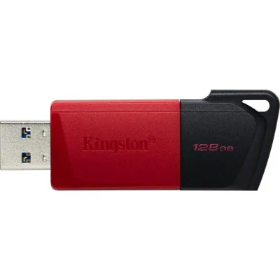 Kingston Technology DataTraveler 128GB USB3.2 Gen1 Exodia M (Black + Red), 128 GB, USB Type-A, 3.2 Gen 1 (3.1 Gen 1), Slide, 10 g, Black, Red