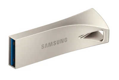 Samsung MUF-128BE, 128 GB, USB Type-A, 3.2 Gen 1 (3.1 Gen 1), 400 MB/s, Capless, Silver
