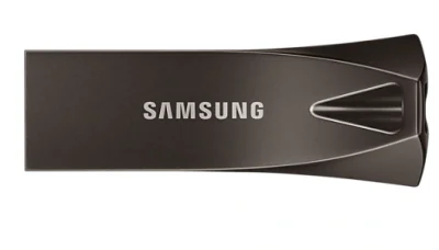 Samsung MUF-128BE, 128 GB, USB Type-A, 3.2 Gen 1 (3.1 Gen 1), 400 MB/s, Capless, Black, Grey