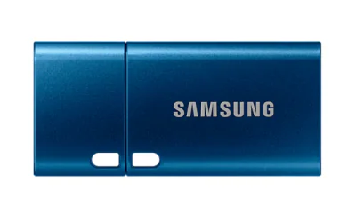 Samsung MUF-128DA, 128 GB, USB Type-C, 3.2 Gen 1 (3.1 Gen 1), 400 MB/s, Cap, Blue