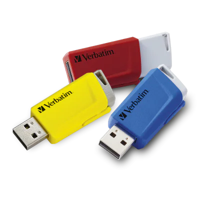Stick USB VERBATIM Store ‘n’ Click, 16GB, USB 3.2 Gen 1, 80 MB/s citire, 25 MB/s scriere