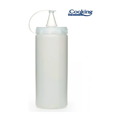 STICLA DISPENSER PENTRU SOSURI 1000 ML TRANSPARENT, CHEF LINE, COOKING BY HEINNER