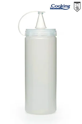 STICLA DISPENSER PENTRU SOSURI 700 ML, TRANSPARENT, CHEF LINE, COOKING BY HEINNER