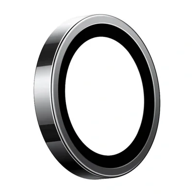 Sticlă pentru camera foto Lensguard pentru iPhone 16/16 Plus (negru)