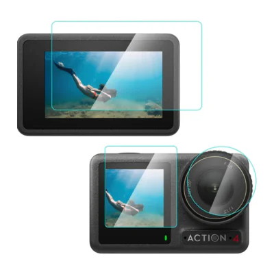 Sticlă securizată Puluz pentru DJI Osmo Action 4 (transparentă)