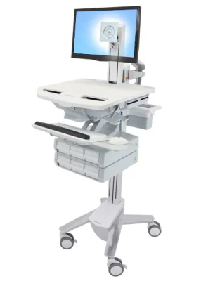 STYLEVIEW CART WITH LCD PIVOT/6 DRAWERS