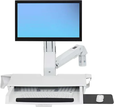 STYLEVIEW SIT-STAND COMBO ARM/WITH WORKSURFACE