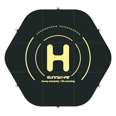 Sunnylife covor de aterizare pentru drone 110cm hexagon - cu două fețe - rezistent la apă (TJP10)