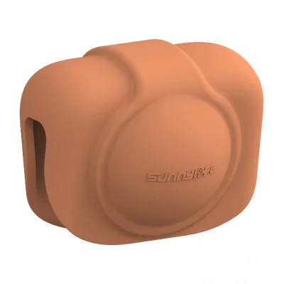 Sunnylife SG034 capac de lentile din silicon pentru OSMO 360 (portocaliu)