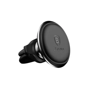 Suport auto Baseus Magnetic pentru smartPhone, magnetic, fixare grila ventilatie, negru
