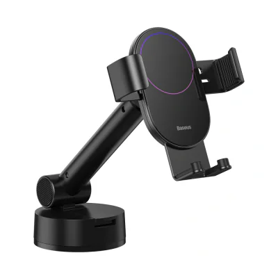 SUPORT AUTO Baseus Simplism pt. SmartPhone, fixare parbriz sau bord prin ventuza, negru "SUYL-JY01" - 6953156220966
