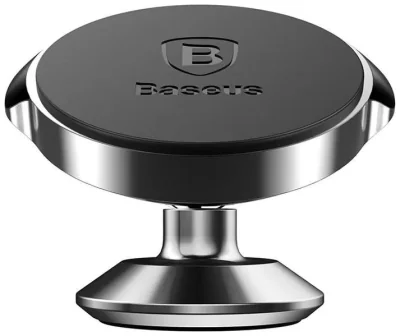 SUPORT AUTO Baseus Small Ears pt. SmartPhone, magnetic, fixare bord prin lipire, unghi reglabil, negru "C40141403113-00" - 6932172634896