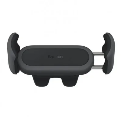 SUPORT AUTO Baseus Steel Cannon pt. SmartPhone, fixare grilaj ventilatie, corp metalic, negru "SUGP000001" - 6932172612207