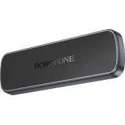 SUPORT AUTO Borofone "BH121" pt. SmartPhone, magnetic, fixare bord prin lipire, negru "6941991115271"