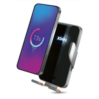 Suport auto pentru dispozitive mobile Xblitz XB-FX4-ELEGANCE, prindere cu clemă
