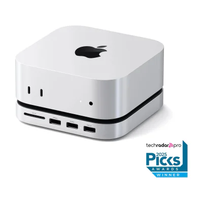 Suport cu hub și carcasă SSD Satechi pentru Mac mini M4