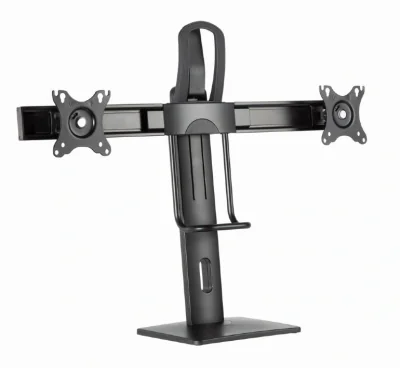 GEMBIRD Double monitor desk stand height adjustable