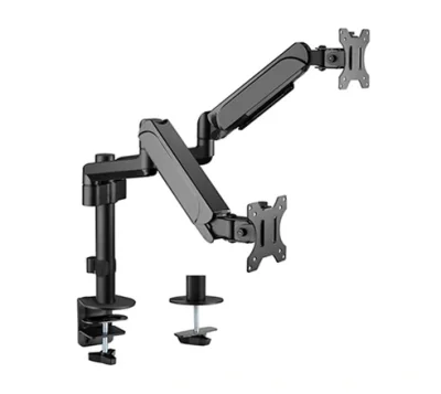 GEMBIRD MA-DA2P-01 Adjustable desk 2-display mounting arm 17-32inch up to 9 kg