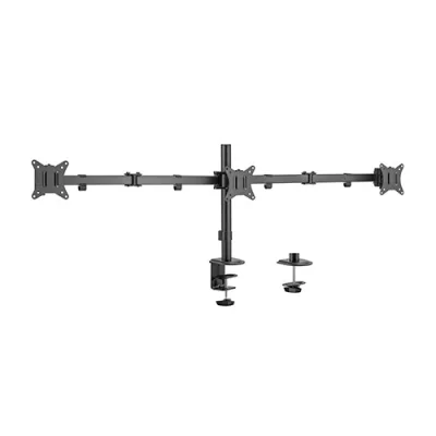 GEMBIRD MA-D3-01 Adjustable desk 3-display mounting arm 17-27inch up to 7 kg