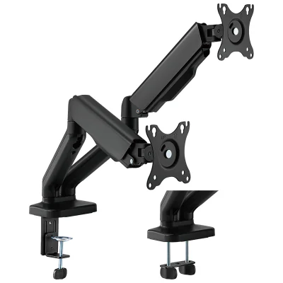 Suport de birou pentru monitor cu arc pneumatic BRATECK BRATECK-LDT46-C024E, 17-32"