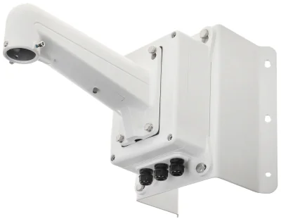 Suport de montaj pe colț HIKVISION DS-1602ZJ-BOX-CORN, aliaj de aluminiu și oțel, White
