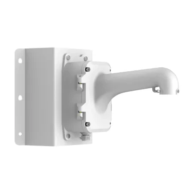 Suport de montaj pe colț HIKVISION DS-1604ZJ-BOX-CORN, pentru speed dome, aliaj de aluminiu și oțel, White