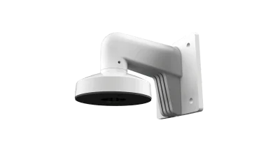 Suport de montaj pe perete Hikvision DS-1272ZJ-110-TRS, material aliaj de aluminiu si metal, dimensiuni: 122×120×169mm, greutate: 605g