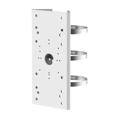 Suport de montaj pe stâlp HIKVISION DS-1275ZJ-SUS, oțel inoxidabil, White