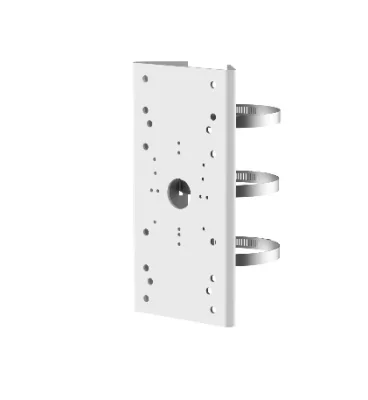 Suport de montaj pe stalp Hikvision DS-1275ZJ-Y, dimensiuni: 67 mm to 127 m, greutate: 1480 g .