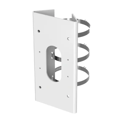 Suport de montaj pe stâlp HIKVISION DS-1475ZJ-SUS, oțel inoxidabil, White