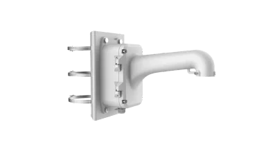 Suport de montaj pe stalp pentru camere PTZ DS-1604ZJ-BOX-POLE, material aliaj de aluminiu si metal, dimensiuni: 456.5 mm × 314 mm × 194.9 mm, greutate: 5.7 kg