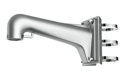 Suport de montaj pe stâlp pentru PTZ HIKVISION DS-1603ZJ-POLE-P, aliaj de aluminiu, oțel și oțel inoxidabil, Grey