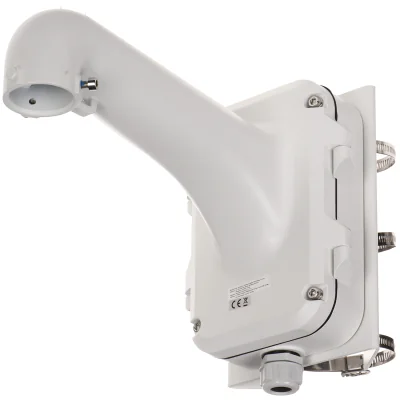 Suport de montaj pe stâlp pentru PTZ HIKVISION DS-1604ZJ-POLE, aliaj de aluminiu și oțel, White