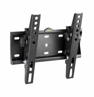 Suport de perete Akai cu inclinatie +12/-12°, diagonala display 23"-42", VESA min. 75x75, VESA max. 200x200, suporta pana la 30kg, distanta fata de perete 53mm, negru