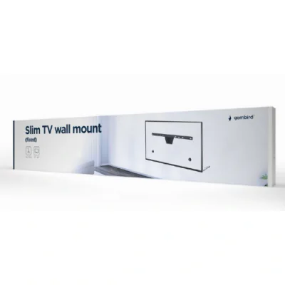 GEMBIRD WM-S80F-01 Slim TV wall mount fixed 37-80inch up to 50 kg