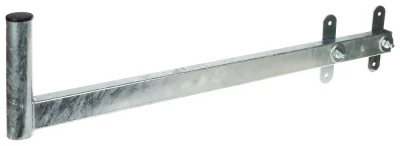Suport de perete lateral DELTA MONTAGE UML-43H85, Ø 43 mm, oțel zincat
