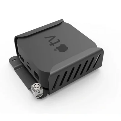 Suport de securitate Compulocks pentru Apple TV, cu cablu de blocare
