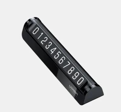SUPORT dual numar de telefon parbriz Ugreen, "LP178" posibilitate doua numere, negru "60326" - 6957303863266