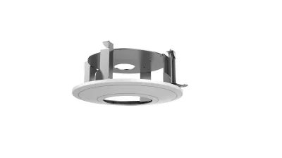 Suport Hikvision montaj tavan DS-1227ZJ-DM37, metal si plastic, alb, dimensiuni: Ø 225 mm × 98.2 mm, greutate: 700g.