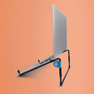 Suport laptop R-GO TOOLS RGOSC015BL, Steel, Black