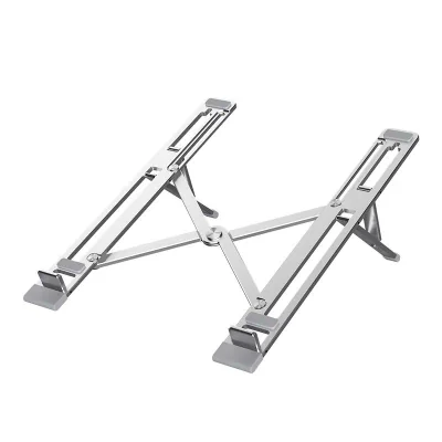 Suport laptop Serioux, SRXNCPU6, material aluminiu, dimensiune deschisă: 197x255x4mm,dimensiune pliată: 60 x 250 x 4mm, grosime: 4mm, greutate: 182g, dimensiune compatibilă:  până la 15.6 ", culoare argintiu, 5 unghiuri ajustabile